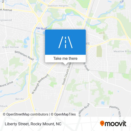 Liberty Street map