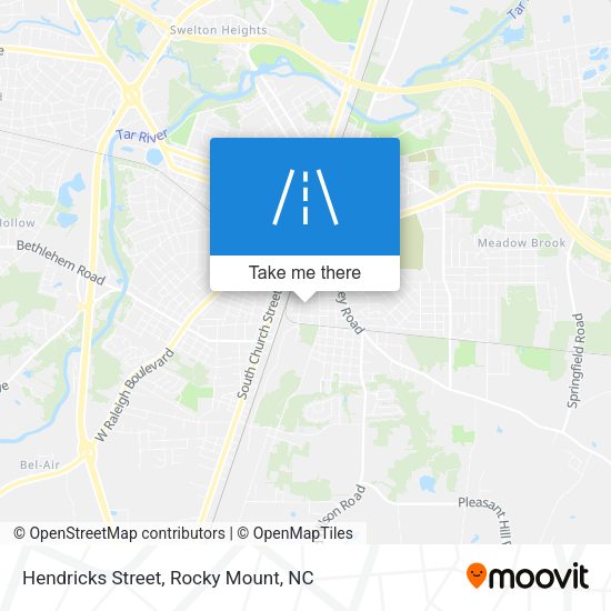 Hendricks Street map