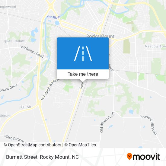 Mapa de Burnett Street