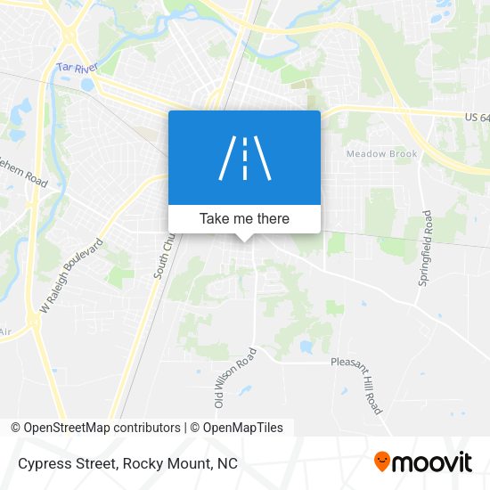 Mapa de Cypress Street