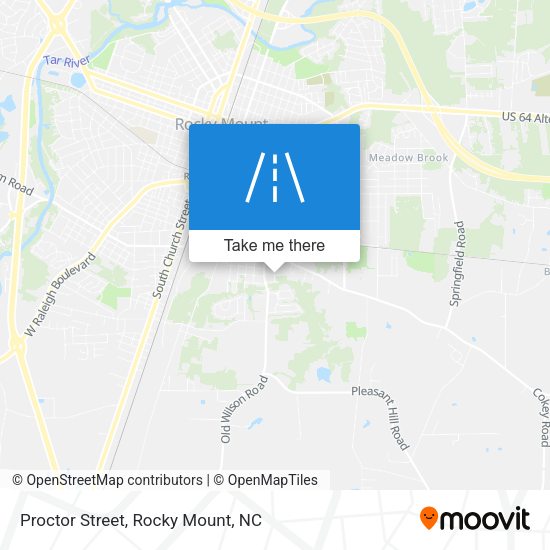 Proctor Street map