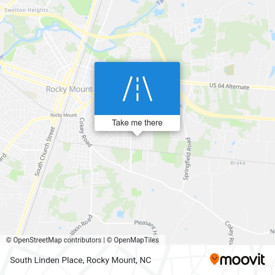 South Linden Place map