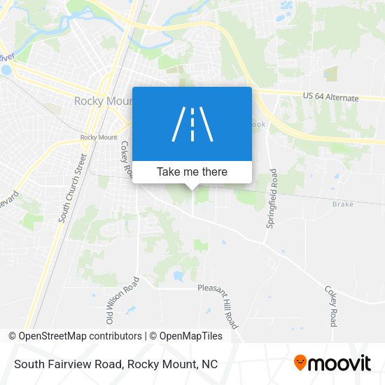 South Fairview Road map