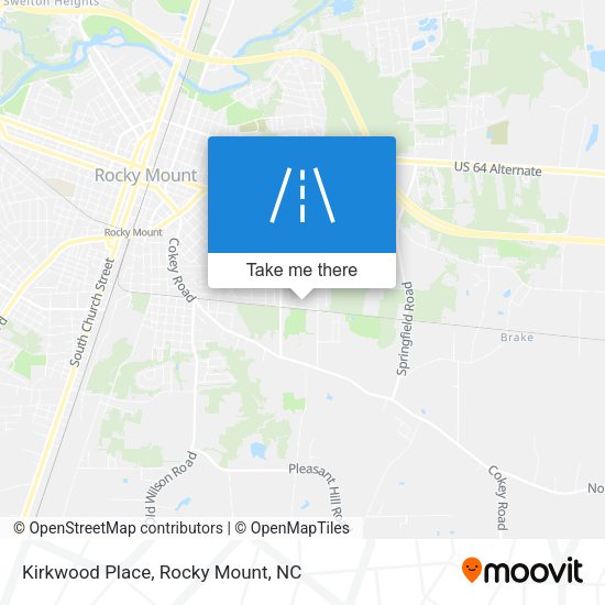Mapa de Kirkwood Place