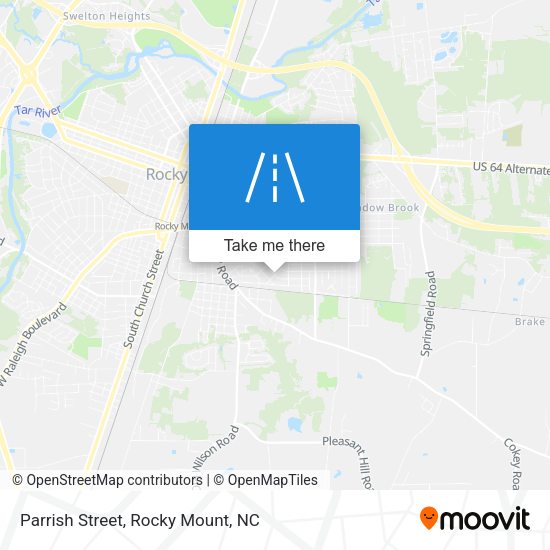 Mapa de Parrish Street