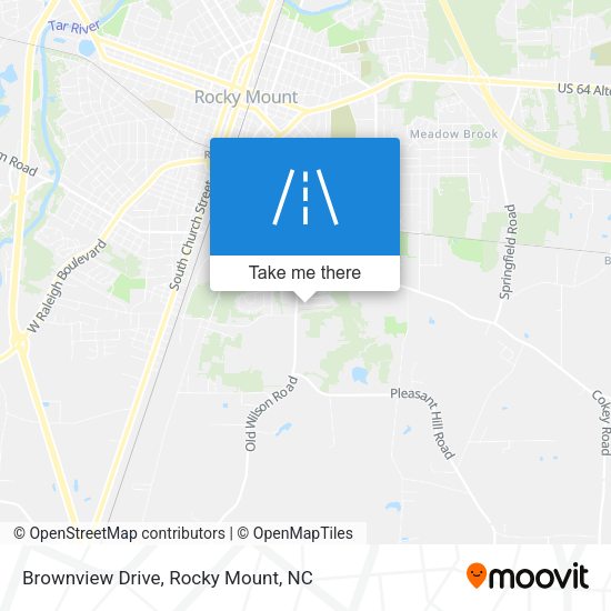 Brownview Drive map