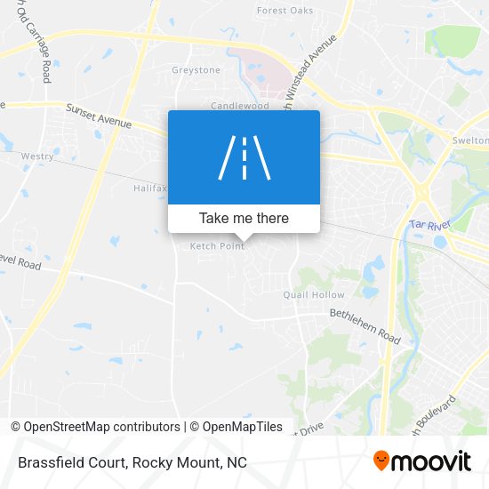 Brassfield Court map