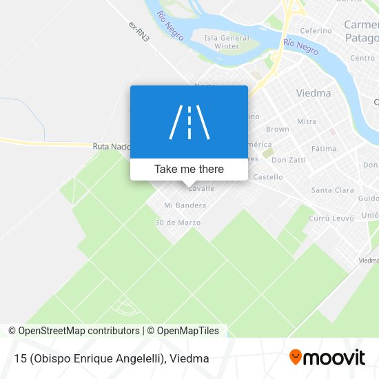Mapa de 15 (Obispo Enrique Angelelli)