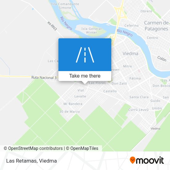 Mapa de Las Retamas