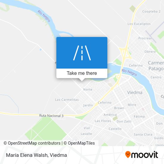 Mapa de María Elena Walsh