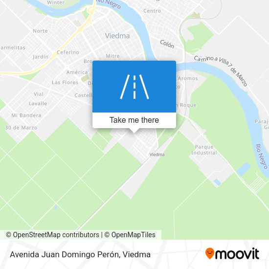 Mapa de Avenida Juan Domingo Perón