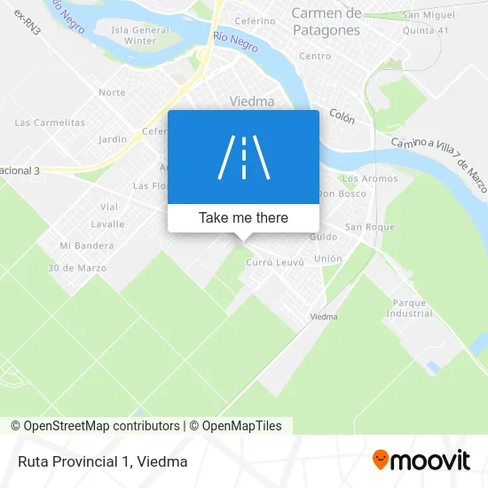 Ruta Provincial 1 map