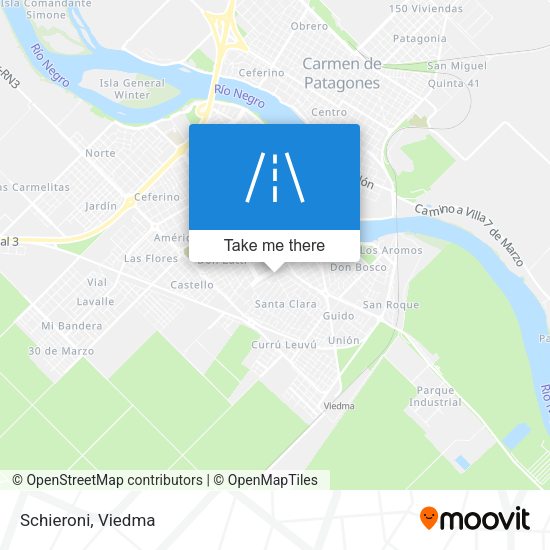 Mapa de Schieroni