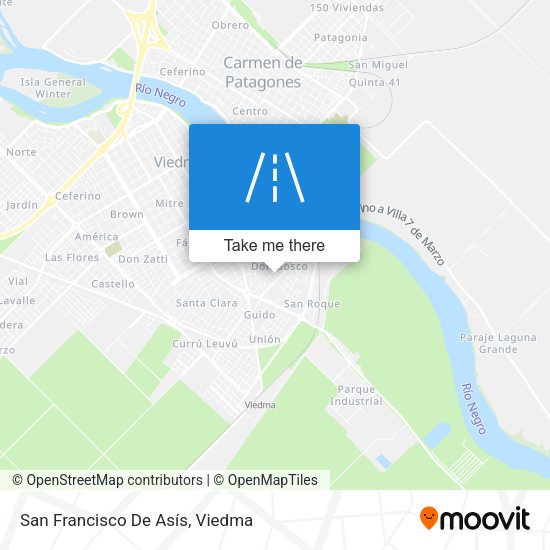 Mapa de San Francisco De Asís