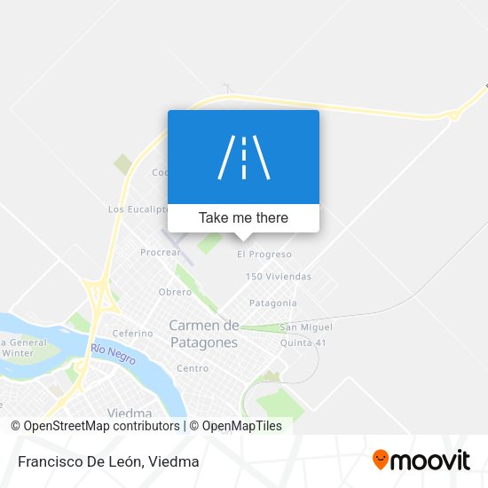 Mapa de Francisco De León