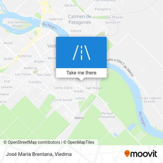Mapa de José María Brentana