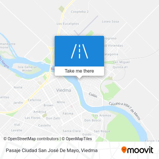 Mapa de Pasaje Ciudad San José De Mayo
