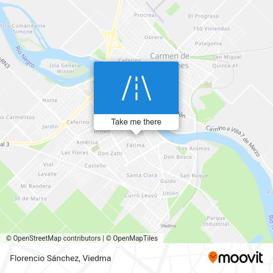 Florencio Sánchez map
