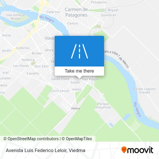 Avenida Luis Federico Leloir map