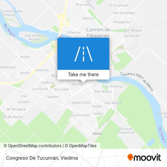 Mapa de Congreso De Tucumán