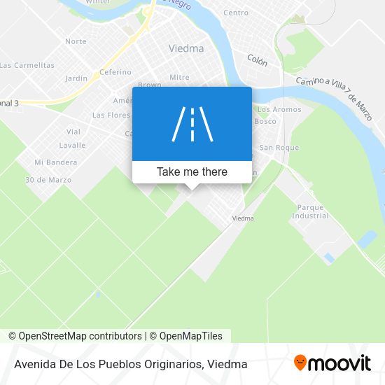 Mapa de Avenida De Los Pueblos Originarios