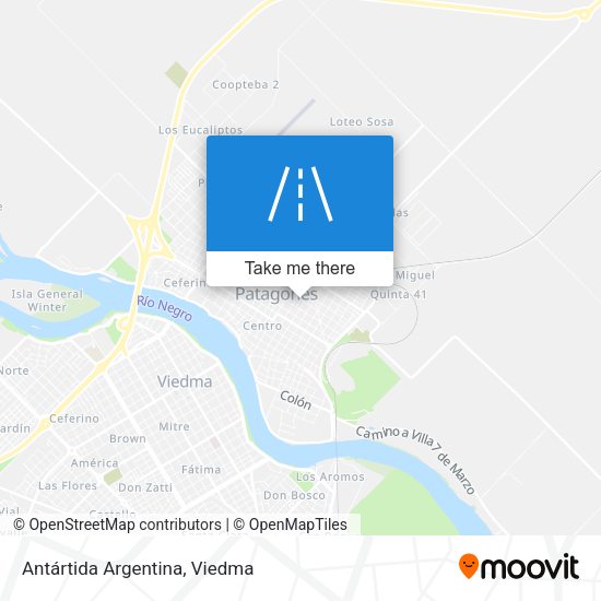 Antártida Argentina map