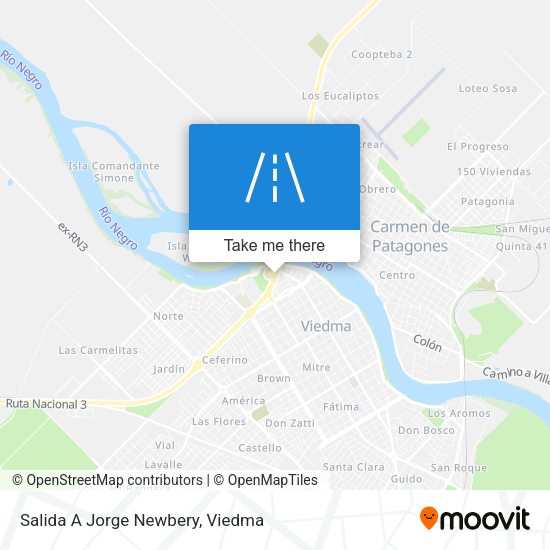 Salida A Jorge Newbery map