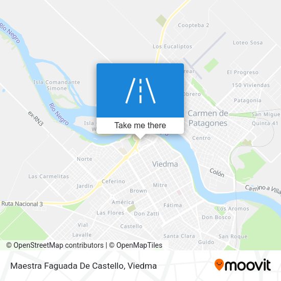 Maestra Faguada De Castello map