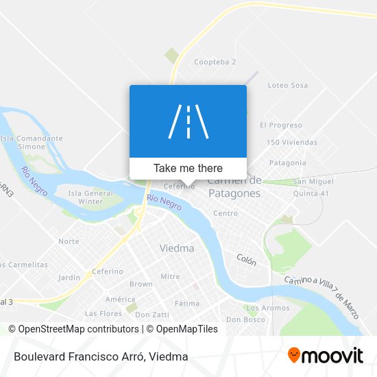 Boulevard Francisco Arró map