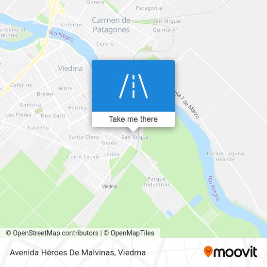 Avenida Héroes De Malvinas map