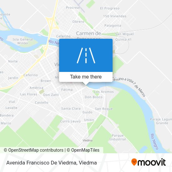 Mapa de Avenida Francisco De Viedma