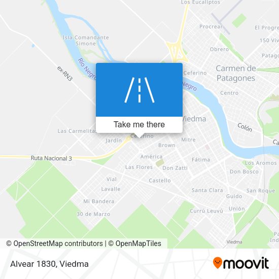 Mapa de Alvear 1830