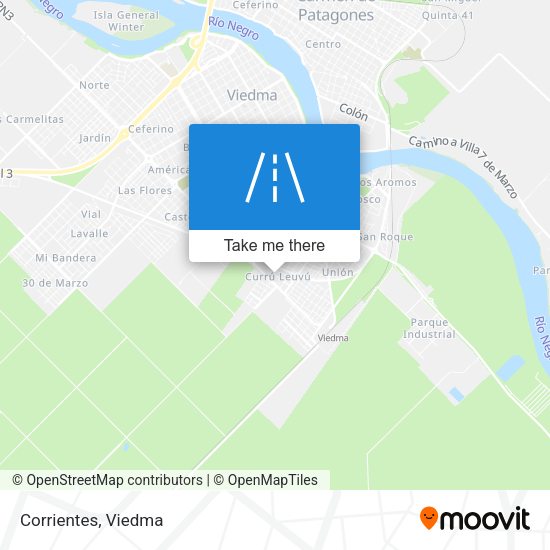 Mapa de Corrientes