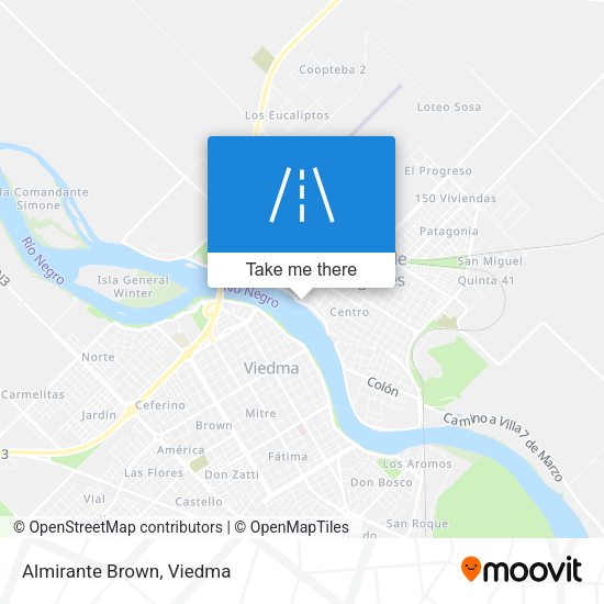 Mapa de Almirante Brown