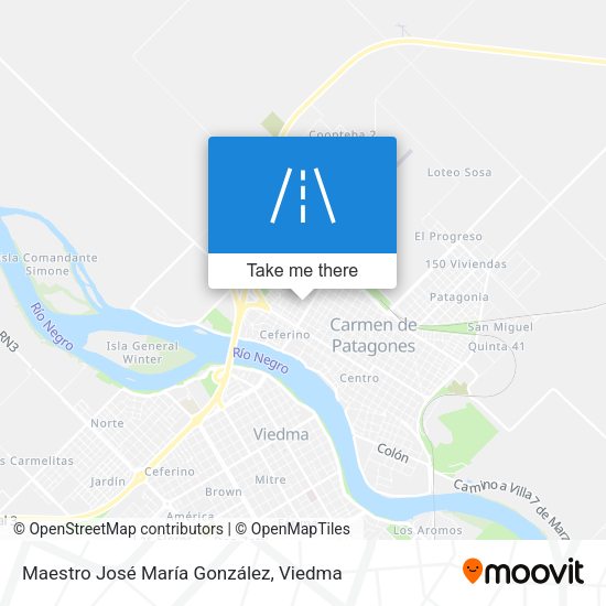 Mapa de Maestro José María González