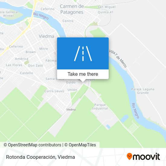 Rotonda Cooperación map