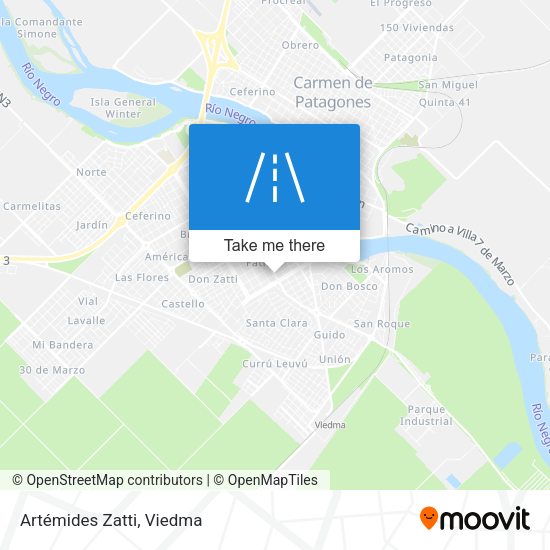 Mapa de Artémides Zatti