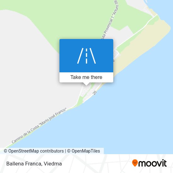 Mapa de Ballena Franca
