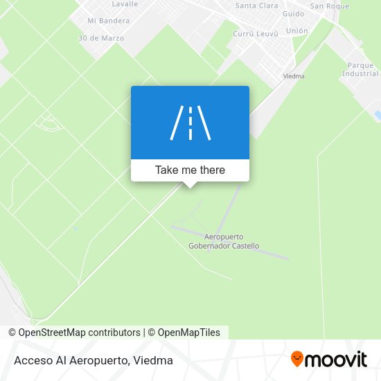 Mapa de Acceso Al Aeropuerto