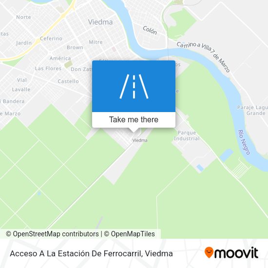 Acceso A La Estación De Ferrocarril map