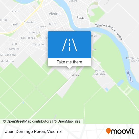 Juan Domingo Perón map