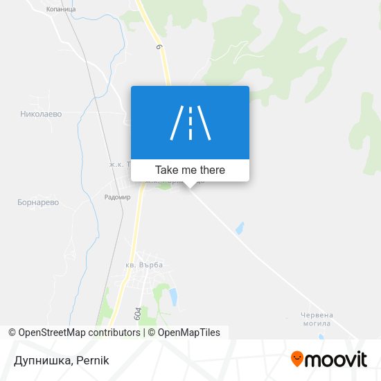 Дупнишка map