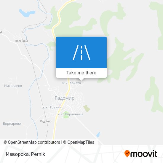 Карта Изворска
