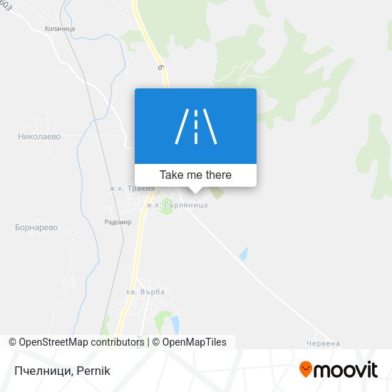 Пчелници map