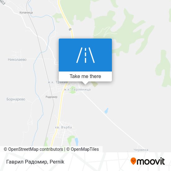 Гаврил Радомир map