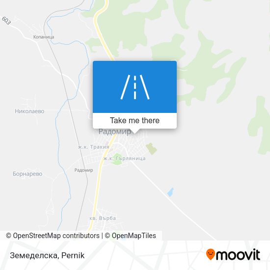 Земеделска map