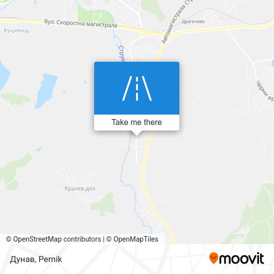 Дунав map