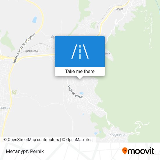 Металург map
