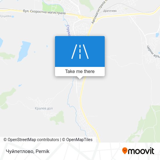 Чуйпетлово map