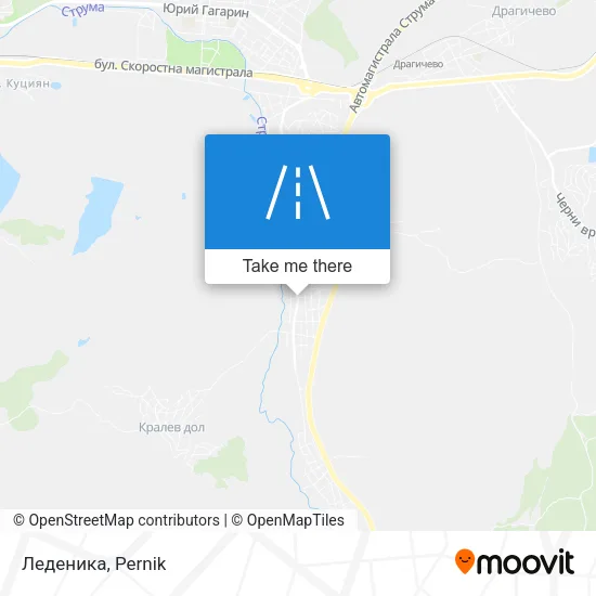 Карта Леденика
